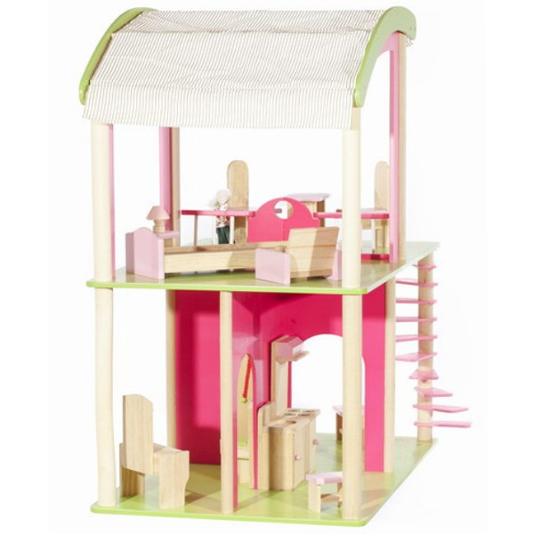 Кукольный домик – Флоренция, с мебелью и куклами  